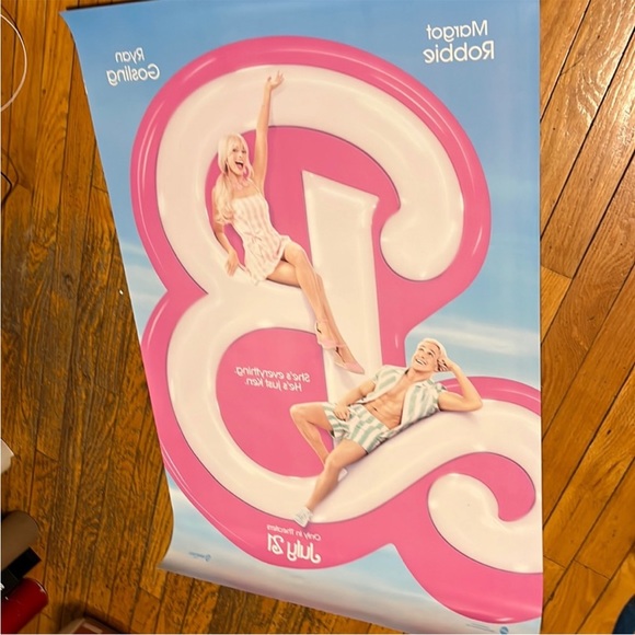 BARBIE World Double Sided DS Official Movie poster 27x40 ‘ Im Just Ken ‘ - Picture 5 of 9